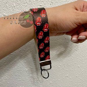 Rolling Stones Key fob wristlet